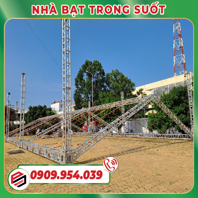 Khung nhà bạt trong suốt của Phương Nam Event Khung nhà bạt trong suốt của Phương Nam Event