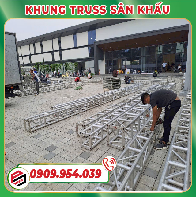 Truss sân khấu nhôm của Phương Nam Event Truss sân khấu nhôm của Phương Nam Event