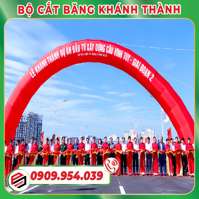Cắt Băng Khánh Thành Dự Án Đầu Tư Xây Dựng Cầu Đường