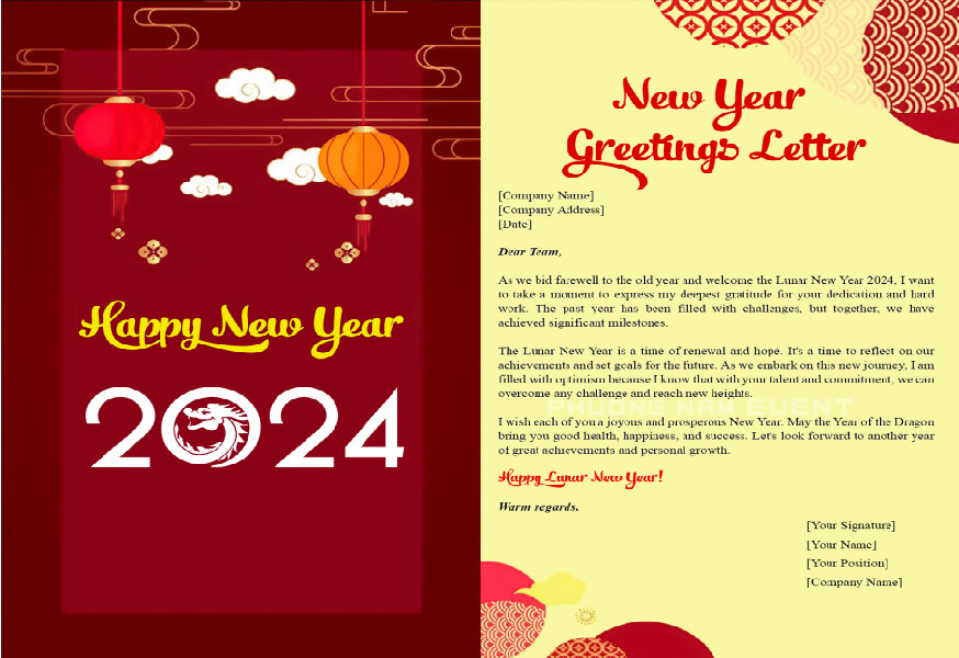 Mẫu Thư Chúc Tết Gửi Nhân Viên Tiếng Anh