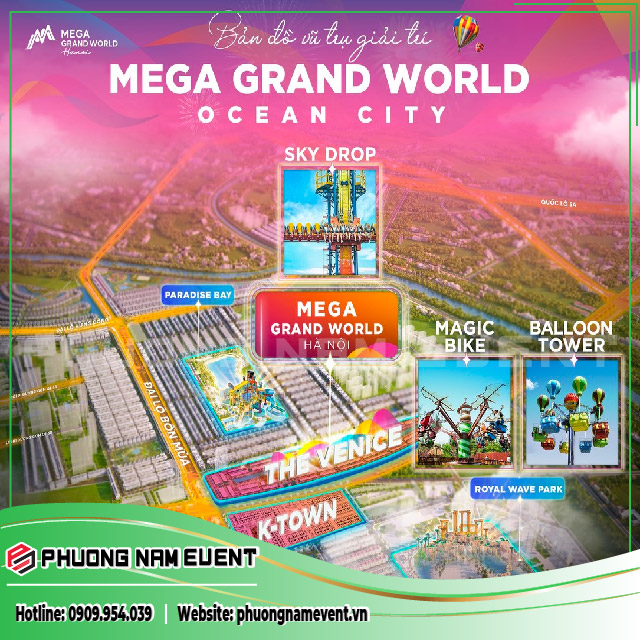 Bản Đồ Mega Grand World Hà Nội Bản Đồ Mega Grand World Hà Nội