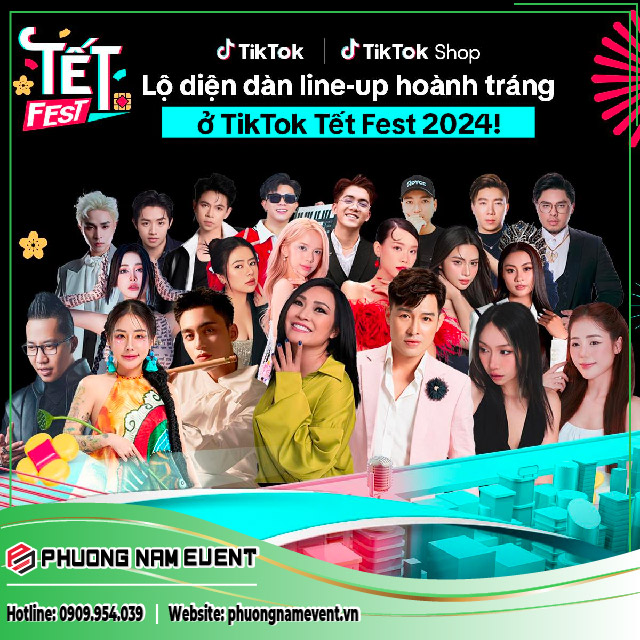 Lễ Hội TikTok Tết Fest 2024 Miễn Phí Tại TP. Thủ Đức