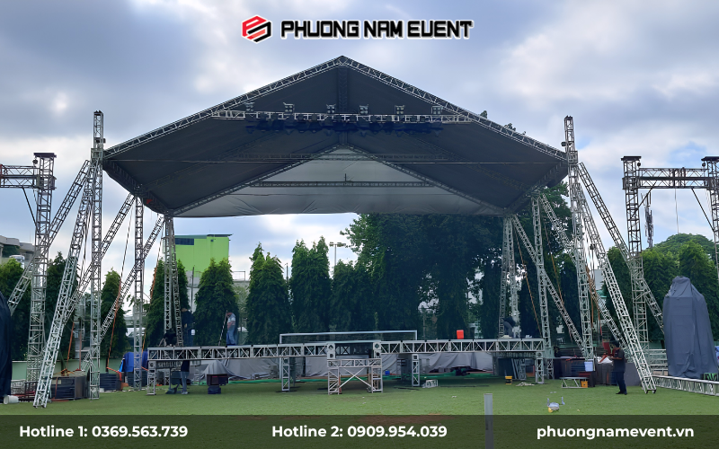 Nhà bạt mái chữ A tại Phương Nam Event