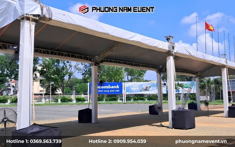 Nhà bạt khung sắt sự kiện