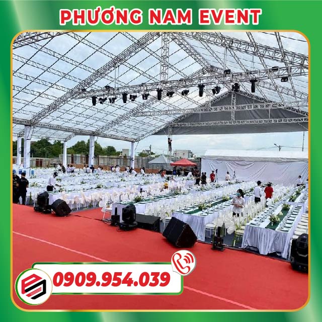 Nhà bạt không gian mái trong