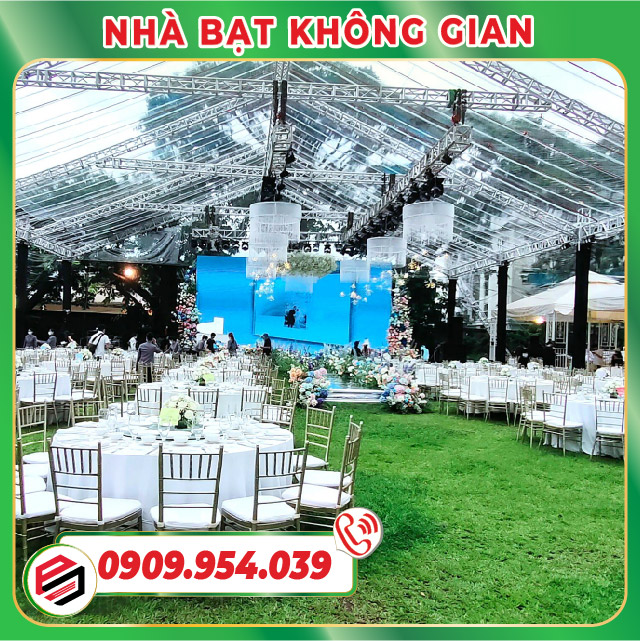 Nhà bạt trong suốt ở khách sạn Nikko do Phương Nam Event cung cấp