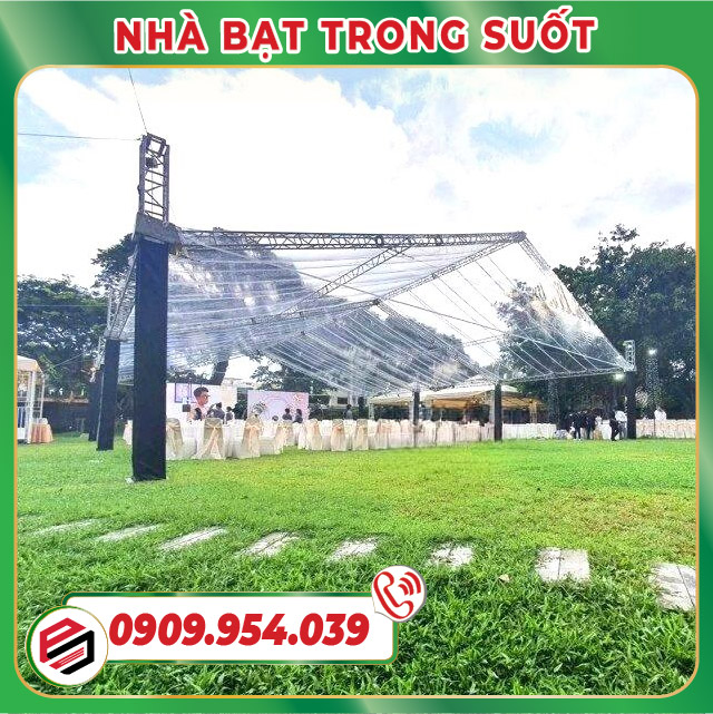 Một số hình ảnh ứng dụng của nhà bạt trong suốt Một số hình ảnh ứng dụng của nhà bạt trong suốt