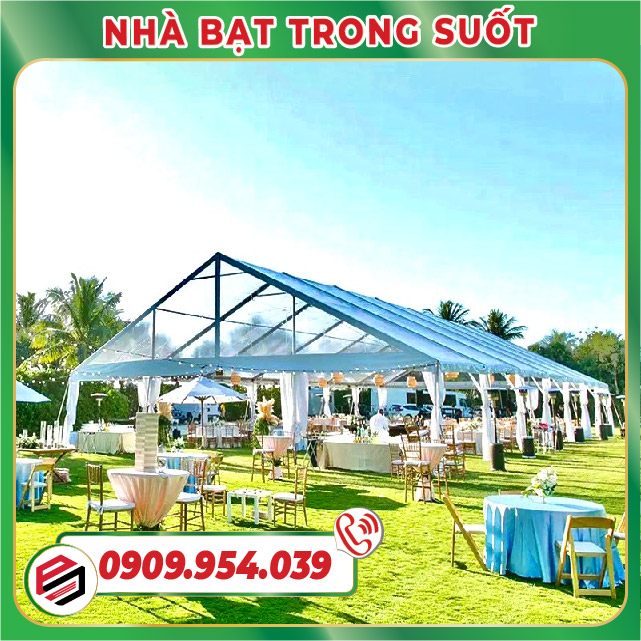 Một số hình ảnh ứng dụng của nhà bạt trong suốt Một số hình ảnh ứng dụng của nhà bạt trong suốt