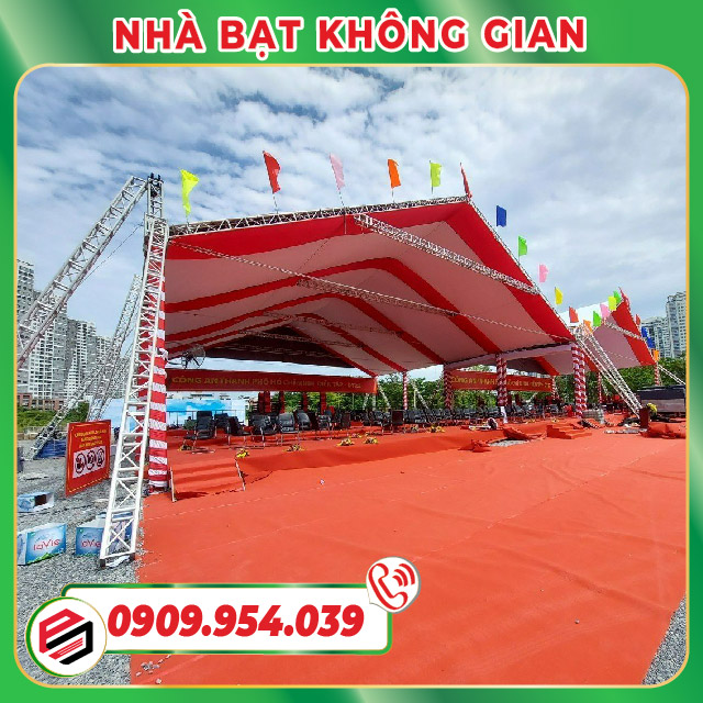 Nhà bạt không gian khẩu độ 40m Nhà bạt không gian khẩu độ 40m