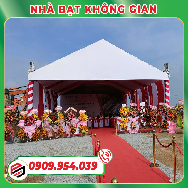 Nhà bạt không gian khẩu độ 16m Nhà bạt không gian khẩu độ 16m