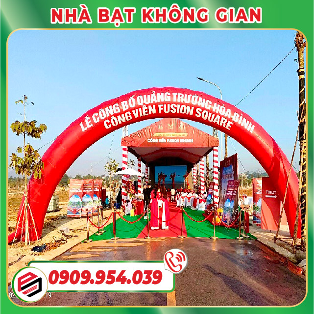 Nhà bạt không gian sự kiện Lễ Công bố Quảng trường Hòa Bình Nhà bạt không gian sự kiện Lễ Công bố Quảng trường Hòa Bình
