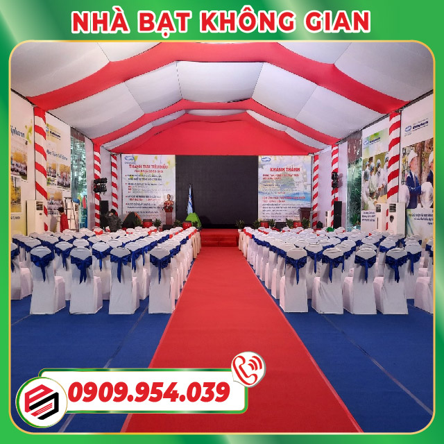 Nhà bạt không gian tại lễ khánh thành trung tâm kinh doanh thép Thiên Nam Nhà bạt không gian tại lễ khánh thành trung tâm kinh doanh thép Thiên Nam