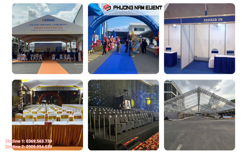 Các sản phẩm - dịch vụ Phương Nam Event cung cấp