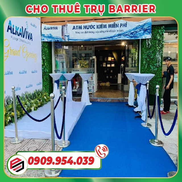 Trụ Barrier tổ chức sự kiện Trụ Barrier tổ chức sự kiện