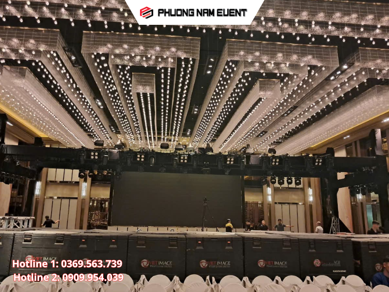Hình ảnh sân khấu - khán đài do PHUONGNAMEVENT thực hiện