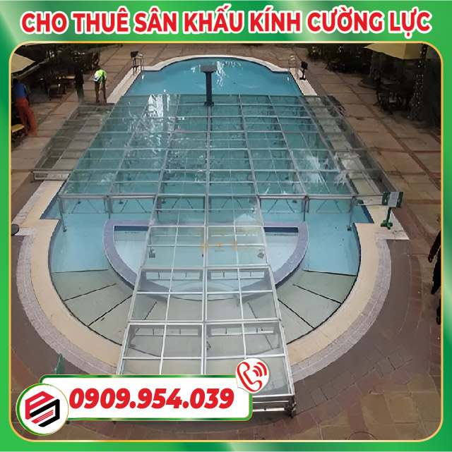 Cho thuê sàn sân khấu bể bơi