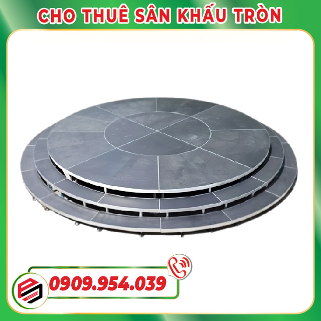Cho thuê sân khấu tròn dựt cấp