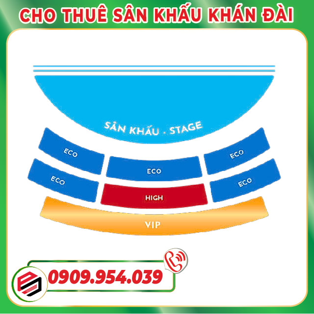 Sơ đồ chỗ ngồi Show Ký ức Hội An Sơ đồ chỗ ngồi Show Ký ức Hội An