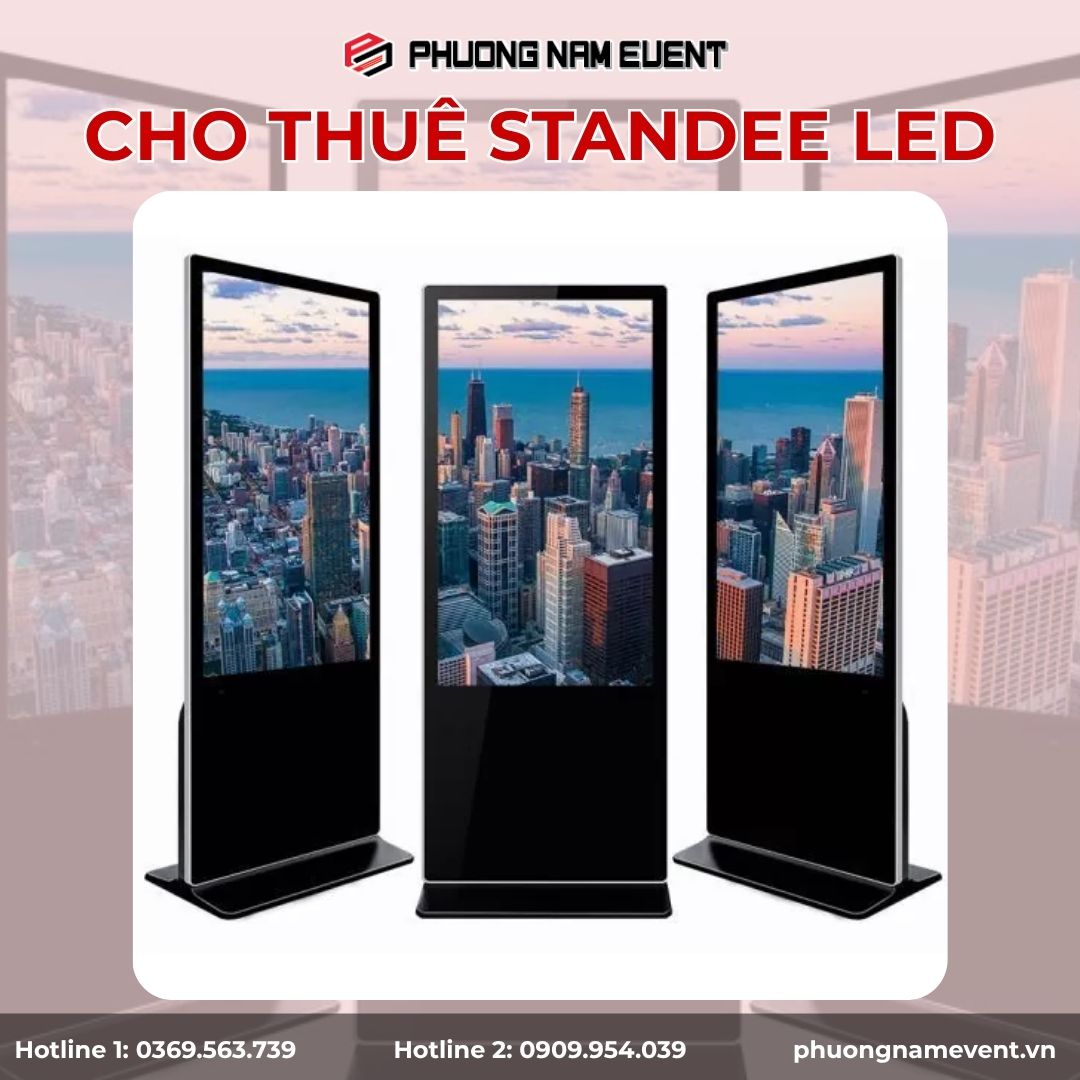 Hình ảnh standee LED (Màn hình quảng cáo chân đứng)