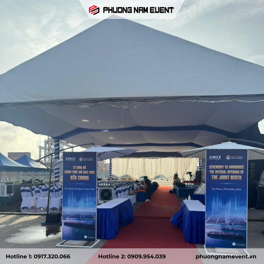Nhà bạt sự kiện Phương Nam Event thi công tại sự kiện