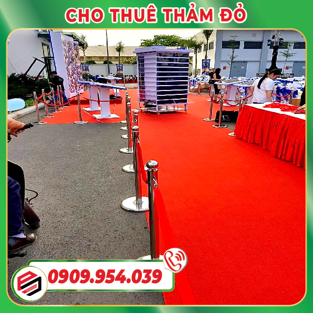 Thảm đỏ tạo ấn tượng mạnh mẽ đến khách hàng Thảm đỏ tạo ấn tượng mạnh mẽ đến khách hàng