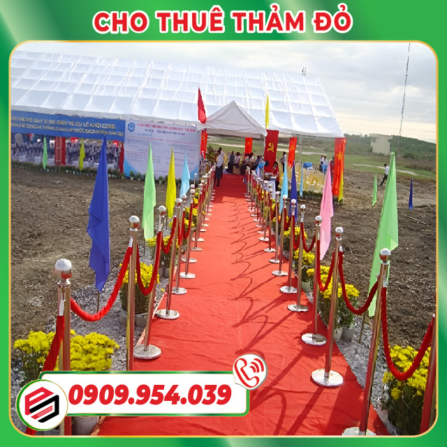 Cho thuê thảm đỏ tổ chức Lễ Khởi công Cho thuê thảm đỏ tổ chức Lễ Khởi công