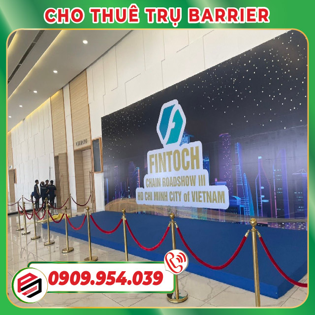 Trụ Barrier tổ chức sự kiện Trụ Barrier tổ chức sự kiện