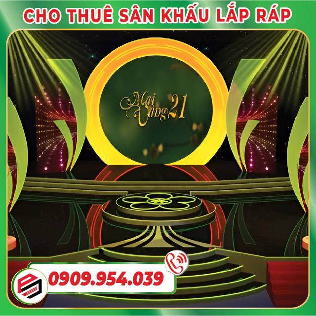 Mai Vang stage is designed in 3D Mai Vang stage is designed in 3D