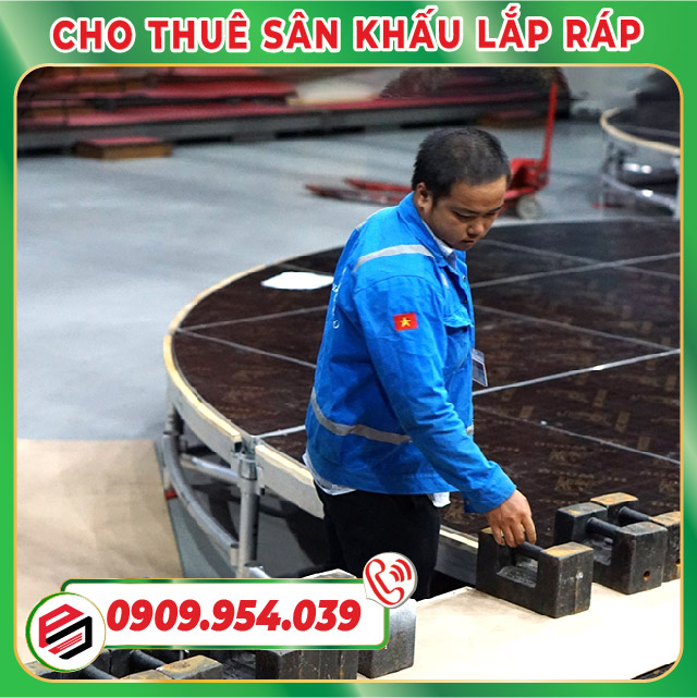 Kiểm tra an toàn sân khấu trước khi đưa vào sử dụng Kiểm tra an toàn sân khấu trước khi đưa vào sử dụng