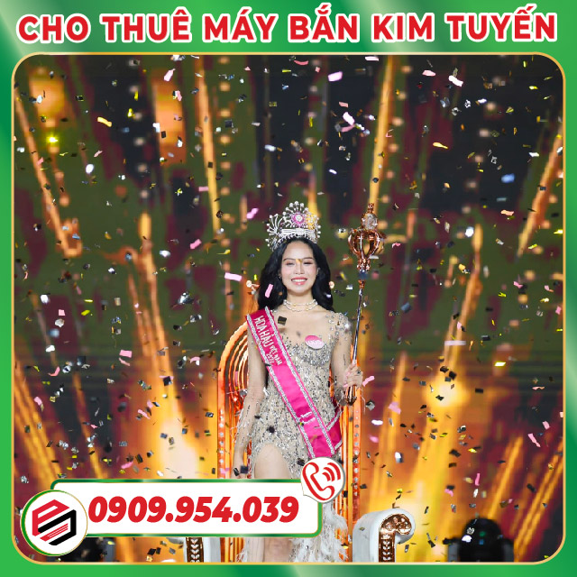 Máy Bắn Kim Tuyến Giúp Tăng Sự Chuyên Nghiệp Cho Sự Kiện Máy Bắn Kim Tuyến Giúp Tăng Sự Chuyên Nghiệp Cho Sự Kiện