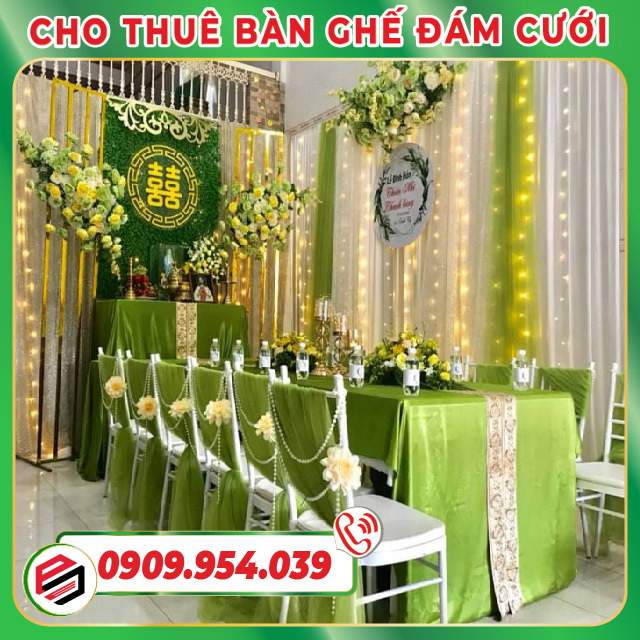 Cho thuê bàn ghế đám cưới