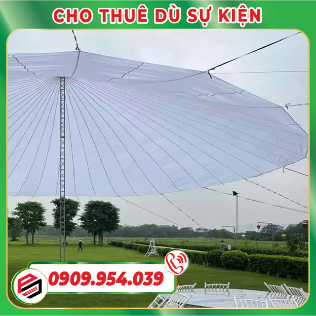 Dù bạt tạo điểm nhấn cho không gian sự kiện Dù bạt tạo điểm nhấn cho không gian sự kiện