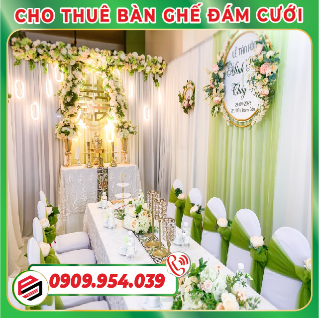 Cho thuê bàn ghế đám cưới