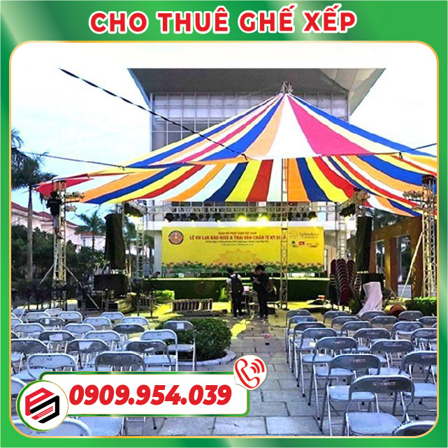Cho thuê ghế gấp di động ngoài trời Cho thuê ghế gấp di động ngoài trời