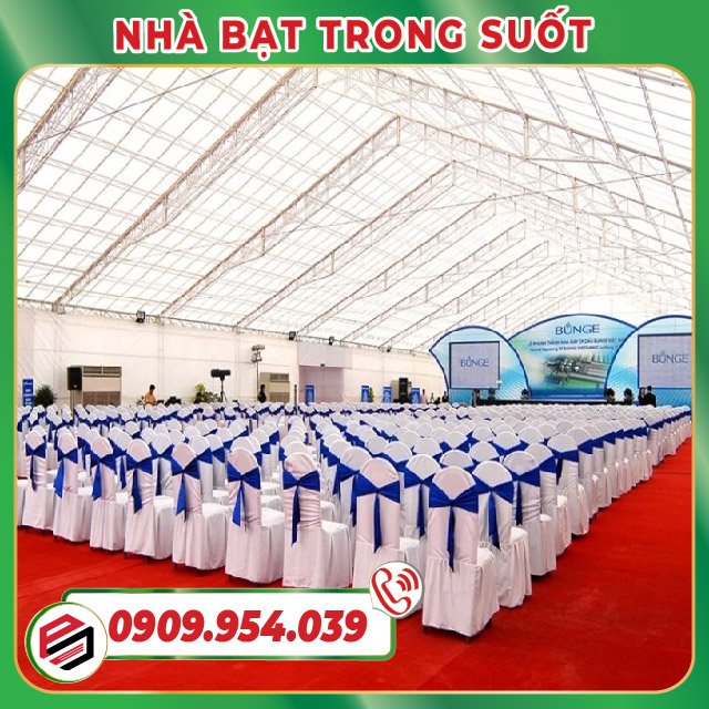 Một số hình ảnh ứng dụng của nhà bạt trong suốt Một số hình ảnh ứng dụng của nhà bạt trong suốt