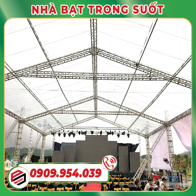 Một số hình ảnh ứng dụng của nhà bạt trong suốt Một số hình ảnh ứng dụng của nhà bạt trong suốt
