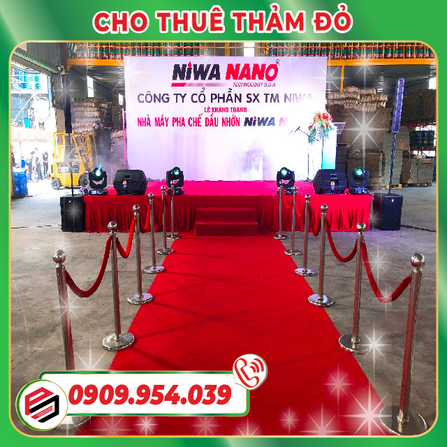 Cho thuê thảm đỏ tổ chức Lễ ra mắt sản phẩm mới Cho thuê thảm đỏ tổ chức Lễ ra mắt sản phẩm mới