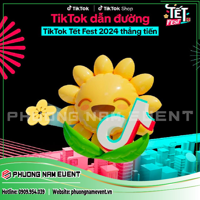 Lễ Hội TikTok Tết Fest 2024 Miễn Phí Tại TP. Thủ Đức