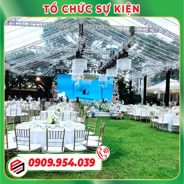Tiệc cưới ngoài trời - quận 2