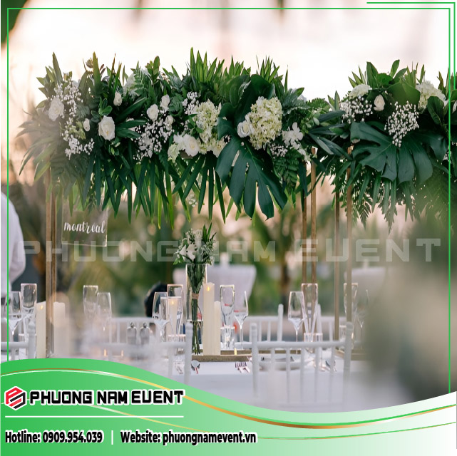 Đám cưới hòa cùng thiên nhiên cây xanh và hoa lá Đám cưới hòa cùng thiên nhiên cây xanh và hoa lá