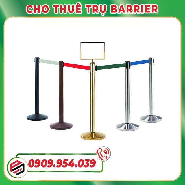 Cột chắn inox dây căng nhiều màu Cột chắn inox dây căng nhiều màu