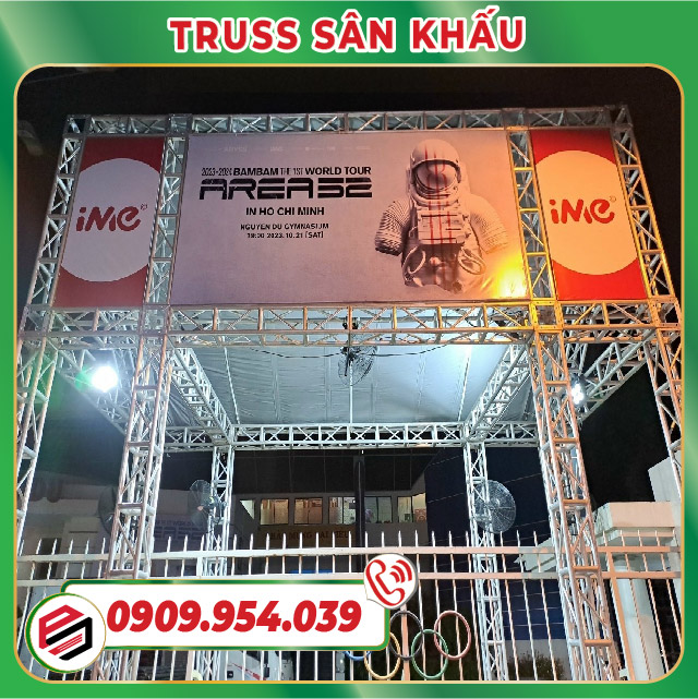 Welcome Gate Made From Stage Truss Welcome Gate Made From Stage Truss