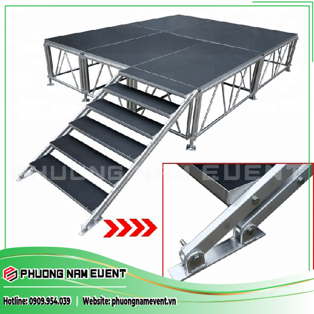 Mobile Aluminum Alloy Stage