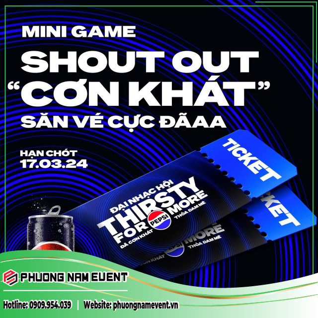 Shout Out “Cơn Khát”, Săn Vé Cực Đãaaaaaa Shout Out “Cơn Khát”, Săn Vé Cực Đãaaaaaa