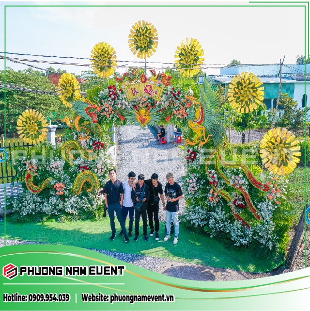 Cổng Cưới Đám Cưới Ngoài Trời Tại Long An Cổng Cưới Đám Cưới Ngoài Trời Tại Long An