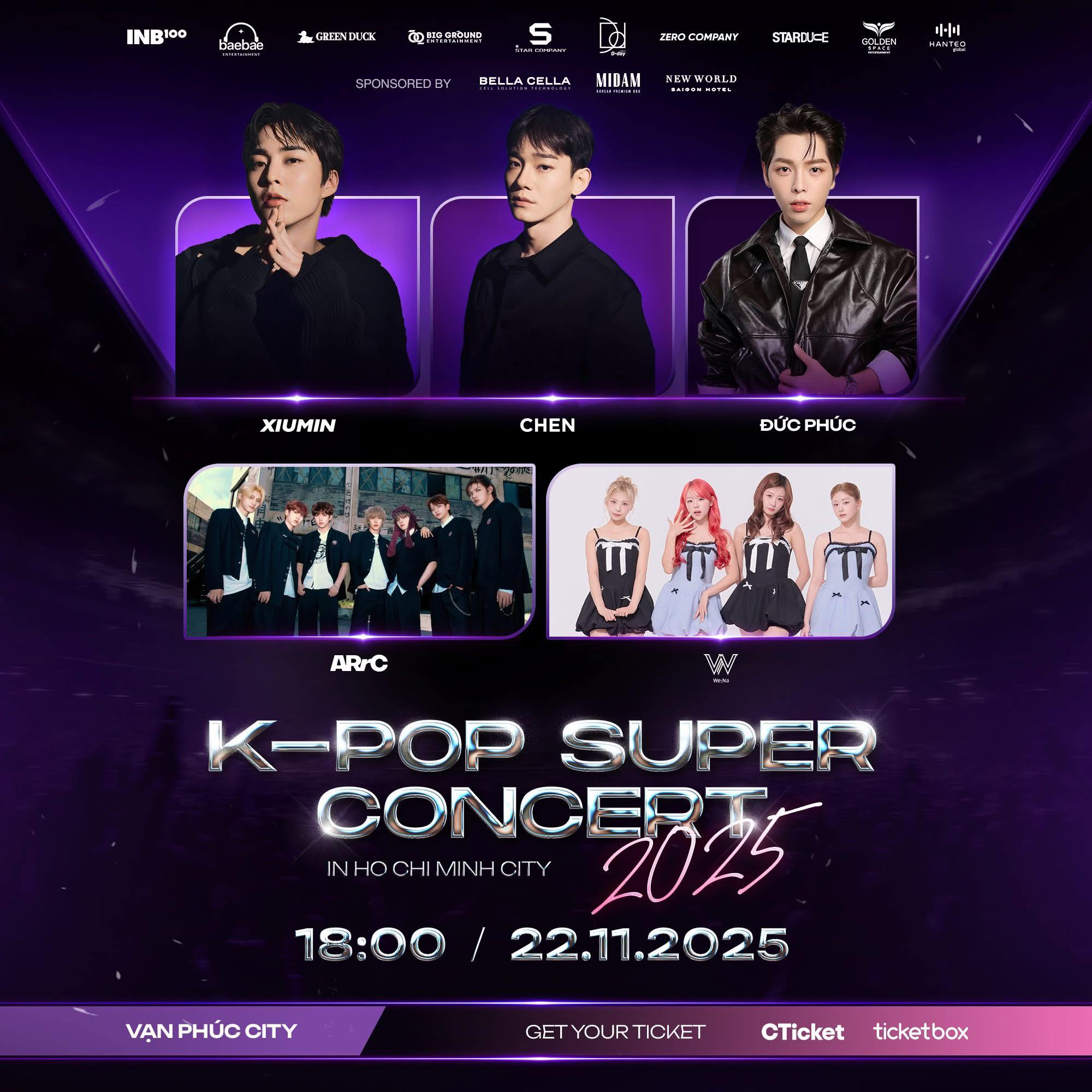 Poster K-POP SUPER CONCERT 2025