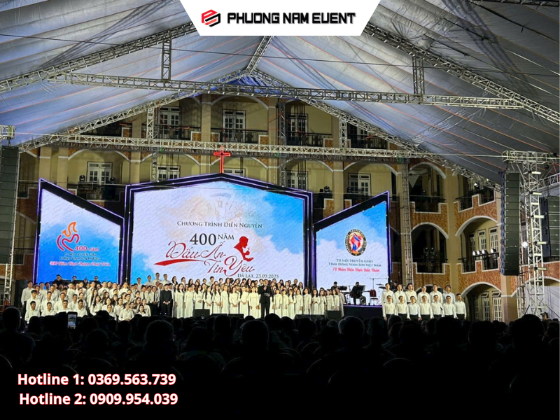 Nhà bạt khung sắt sự kiện