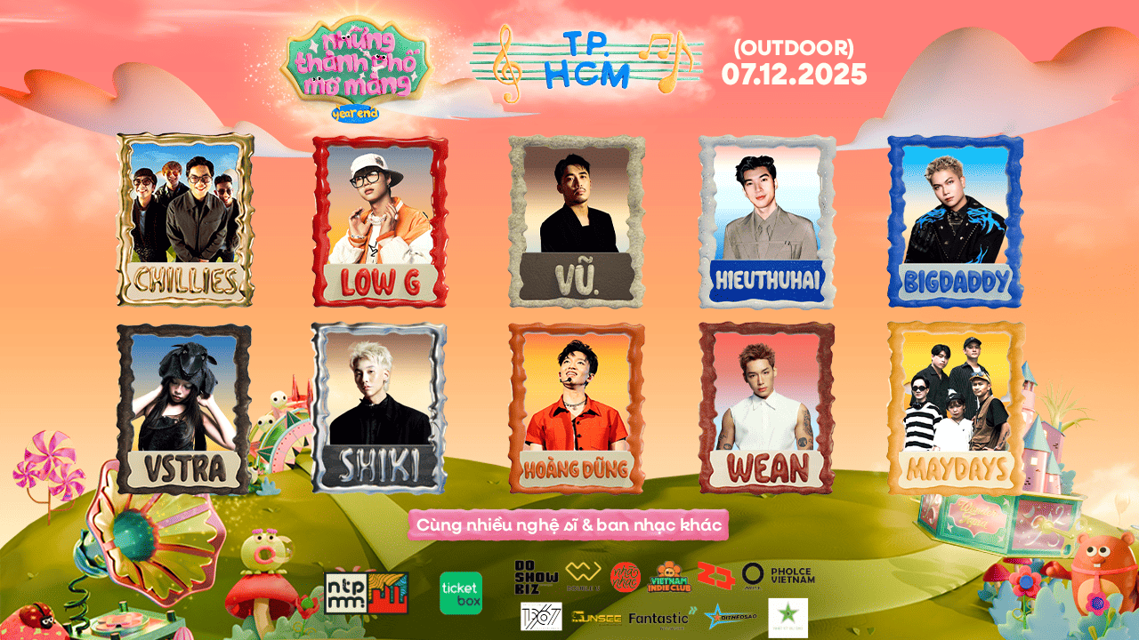 Dàn line-up cực cháy quy tụ những tên tuổi nổi tiếng với Gen Z