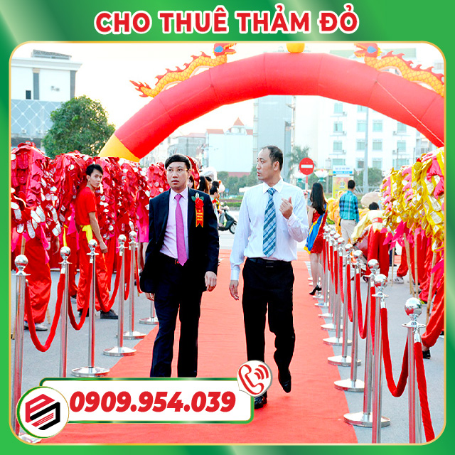 Thảm đỏ thể hiện sự tôn trong đối với khách mời Thảm đỏ thể hiện sự tôn trong đối với khách mời