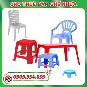 Cho Thuê Bàn Ghế Nhựa